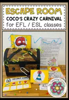 Vista previa - Hojas de trabajo - COCO'S CRAZY CARNIVAL - Escape Room - Portada