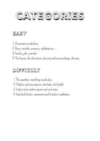 Aperçu - Jeux - Cartes pour le jeu concept - English vocabulary - Page de couverture