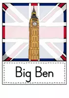 Vorschau - Bildkarten - London Sehenswürdigkeiten Bildkarten – London Sights & Landmarks Englisch Grundschule | Wortschatz & Landeskunde - Seite 1
