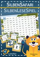 Vorschau - Spiele - Silbensafari - Silbenteppich-Lesespiel - Deckblatt