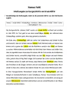Vorschau - Arbeitsblätter - Hannes fehlt - Inhaltsangabe und Lückentext zur Kurzgeschichte von Ursula Wölfel - Seite 3
