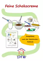 Vorschau - Anderer Materialtyp - Schokocreme fein Sketchnotes-Rezept - Deckblatt