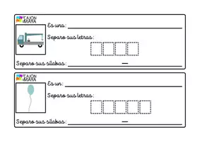 Vista previa - Juegos / Gamificación - Tarjetas para trabajar concienciación fonológica y visual - página 2