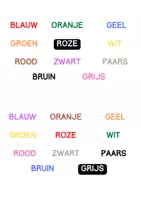 Aperçu - Jeux - Couleurs en néerlandais - jeu - Page de couverture