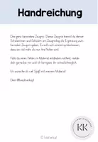 Vorschau - Arbeitsblätter - Das wahre Zeugnis - Ergänzung zum Zeugnis - Seite 1