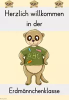 Vorschau - Mal- und Bastelvorlagen - Erdmännchenklasse 2.0 (Materialpaket - Klassenzimmerorganisation) - Seite 1