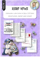 Vorschau - Arbeitsblätter - Français Cycle 3: Dossier Verbes (Bunt&SW) - Deckblatt
