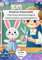 Vorschau - Stationenlernen - Gedicht Ostern Ostergedicht Klasse 1 2 - Deckblatt