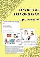 Vista previa - Evaluación - Key/ KET/ A2 Full Speaking Exam - Education - Portada