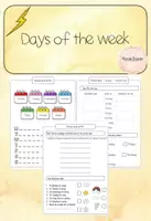 Vorschau - Arbeitsblätter - Materialpaket Calendar and Days of the Week - Seite 1