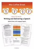 Vorschau - Arbeitsblätter - Writing and delivering a speech (Method Sheet with Language Support / EF - Q1 - Q2) - Deckblatt