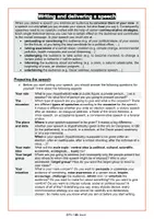 Vorschau - Arbeitsblätter - Writing and delivering a speech (Method Sheet with Language Support / EF - Q1 - Q2) - Seite 1