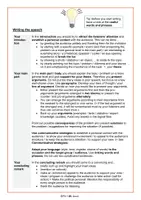 Vorschau - Arbeitsblätter - Writing and delivering a speech (Method Sheet with Language Support / EF - Q1 - Q2) - Seite 3