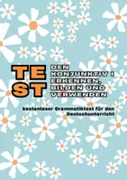 Vorschau - Test - Grammatiktest: den Konjunktiv I erkennen, bilden und verwenden - Deckblatt
