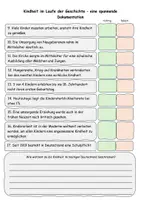 Vorschau - Arbeitsblätter - Kindheit im Laufe der Geschichte - spannende Dokumentation - Seite 2