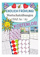 Vorschau - Arbeitsblätter - DAZ Wortschatz Frühling - kostenlos - Deckblatt