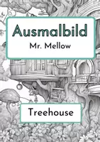 Vorschau - Mal- und Bastelvorlagen - Ausmalbild Treehouse - Deckblatt