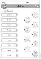 Vorschau - Arbeitsblätter - Clothes Kleidung Arbeitsblatt differenziert - Englisch - Seite 3
