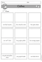 Vorschau - Arbeitsblätter - Clothes Kleidung Arbeitsblatt Leseverstehen differenziert-Englisch - Seite 3