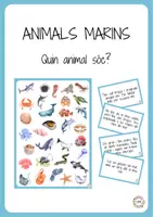 Vista previa - Unidades / Secuencias / Situaciones de Aprendizaje - Animals marins: Quin animal sóc? - Portada