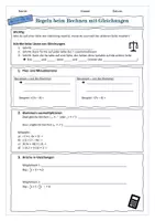 Vorschau - Arbeitsblätter - Regeln zum Lösen von Gleichungen - Seite 2