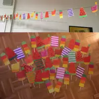 Vorschau - Mal- und Bastelvorlagen - Eis am Stiel - Deckblatt