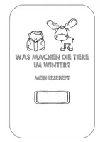 Vorschau - Arbeitsblätter - Tiere im Winter. Texte mit Fragen und Aufgaben - Seite 1