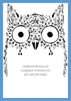 Vorschau - Test - Lesetest / Lesekontrolle / Lektüretest zur Kurzgeschichte "ein netter Kerl" von Gabriele Wohmann - Deckblatt