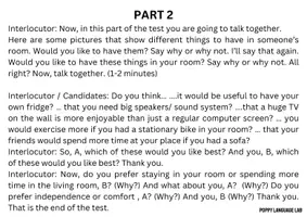Vista previa - Evaluación - Key/ KET/ A2 Full Speaking Exam - Home/ house - página 3