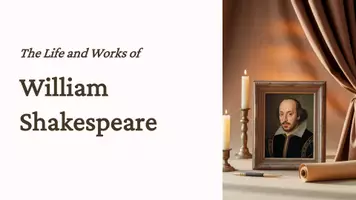 Vorschau - Fördermaterial/Inklusion - Präsentation: "William Shakespeare – His Life and Works" als PDF und PowerPoint-Datei - Deckblatt