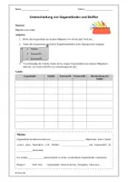 Vorschau - Arbeitsblätter - Unterscheidung Stoff Gegenstand - Chemie - Anfangsunterricht - Seite 2