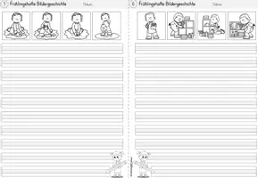 Vorschau - Arbeitsblätter - Frühling | Bildergeschichten - Seite 2