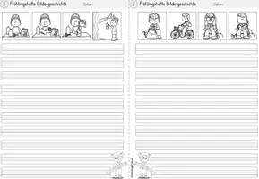 Vorschau - Arbeitsblätter - Frühling | Bildergeschichten - Seite 3