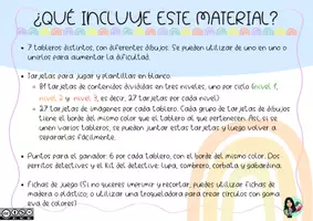 Vista previa - Juegos / Gamificación - Busquibujos - agudeza y discriminación visual, y ortografía - página 1