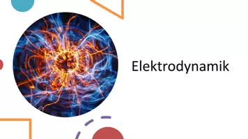Vorschau - Präsentationen/Tafelbilder - Elektrodynamik: Magnetischer Fluss, elektromagnetische Induktion & Induktionsgesetz - Deckblatt