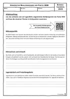 Vorschau - Unterrichtsreihen - Bundestagswahl - Wahlprogramm der Partei BSW - Deckblatt