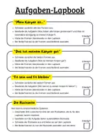 Vorschau - Arbeitsblätter - Lapbook zum Thema "Mein Körper" | Unterrichtsreihe "Der Mensch", Biologie 5./6. Klasse - Seite 2