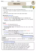 Vorschau - Arbeitsblätter - Der Nebensatz - Seite 1