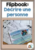 Vorschau - Arbeitsblätter - Flipbook: Décrire une personne (Personenbeschreibung Französisch) - Deckblatt