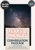 Vorschau - Anderer Materialtyp - Fears & Phobias- Middle/High School Conversation Package - Deckblatt