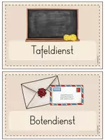 Vorschau - Poster - Klassendienste - Seite 1