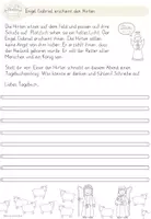 Vorschau - Arbeitsblätter - Weihnachtsgeschichte - Engel Gabriel erscheint den Hirten - Seite 3