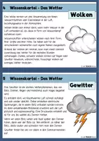 Vorschau - Unterrichtsreihen - Wissenskartei + Arbeitsheft - Das Wetter - Seite 3