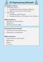 Vorschau - Unterrichtsreihen - Verlaufsplan E2 Informatik Grundlagen der Programmierung - Seite 1