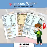 Vorschau - Videos - Blitzlesen - chorisches Lesen - mit Bewegung und Spaß - Deckblatt