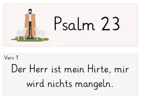 Vorschau - Arbeitsblätter - Psalm 23 mit Fantasiereise, Tafelmaterial und AB - Seite 2