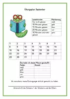 Vorschau - Arbeitsblätter - Leseübungsplan Klasse 3/4 für das ganze Schuljahr - Seite 3