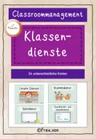 Vorschau - Poster - Klassendienste Dienste mint - Deckblatt