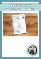 Vorschau - Prüfungsvorbereitung - Übung für die Praktische AES-Prüfung (Rezept Energy Balls) - Deckblatt