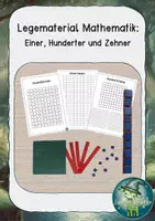 Vorschau - Fördermaterial/Inklusion - Mathematik Legematerial: Einer, Zehner und Hunderter - Seite 1